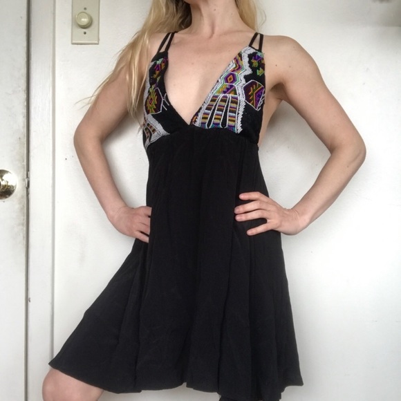 For Love And Lemons Dresses & Skirts - For Love & Lemons San Pedro Mini Dress Embroidered